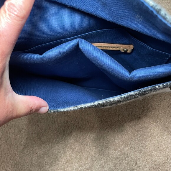 Anthropologie Schuler & Sons‎ Philadelphia Plaid Clutch Bag Purse - Picture 7 of 8